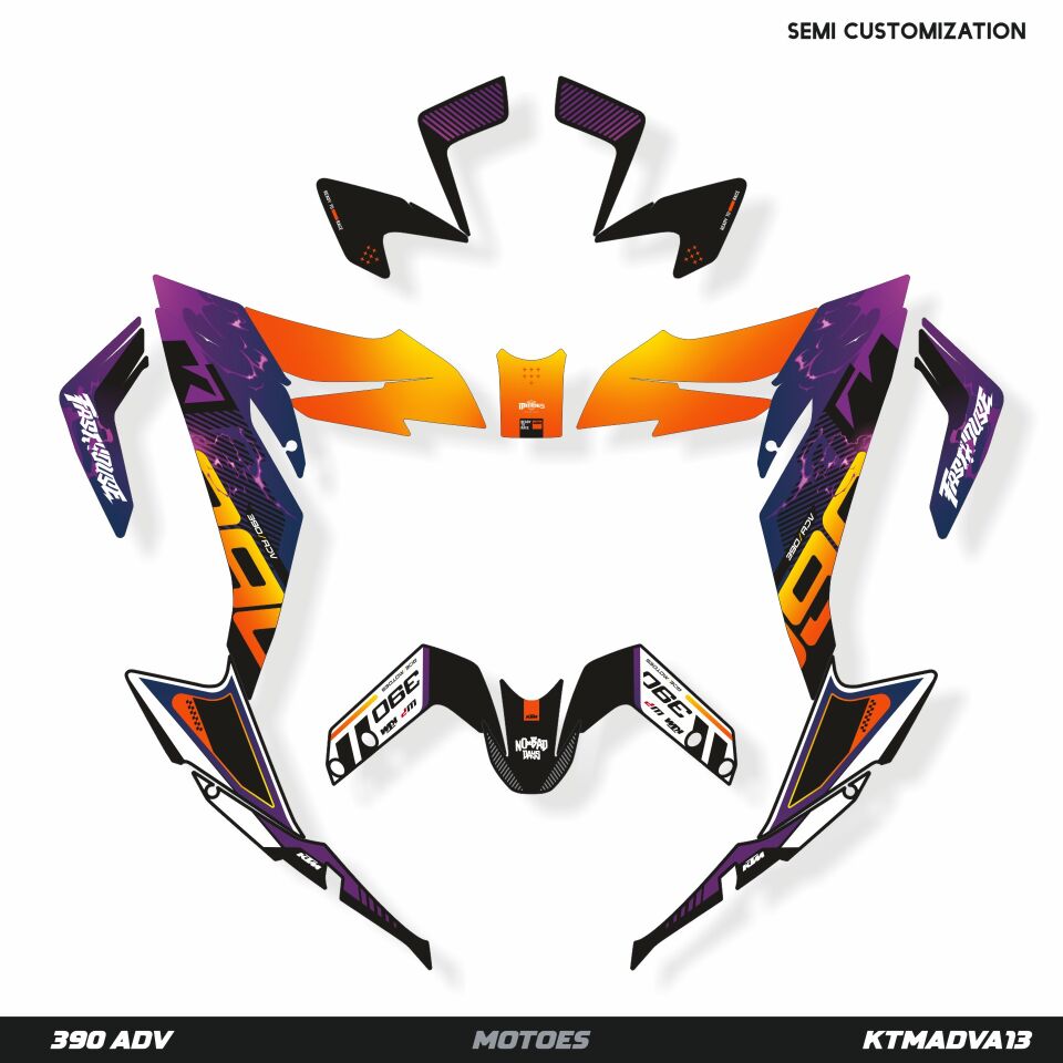 KTM ADV Modelleri için Grafik Kiti