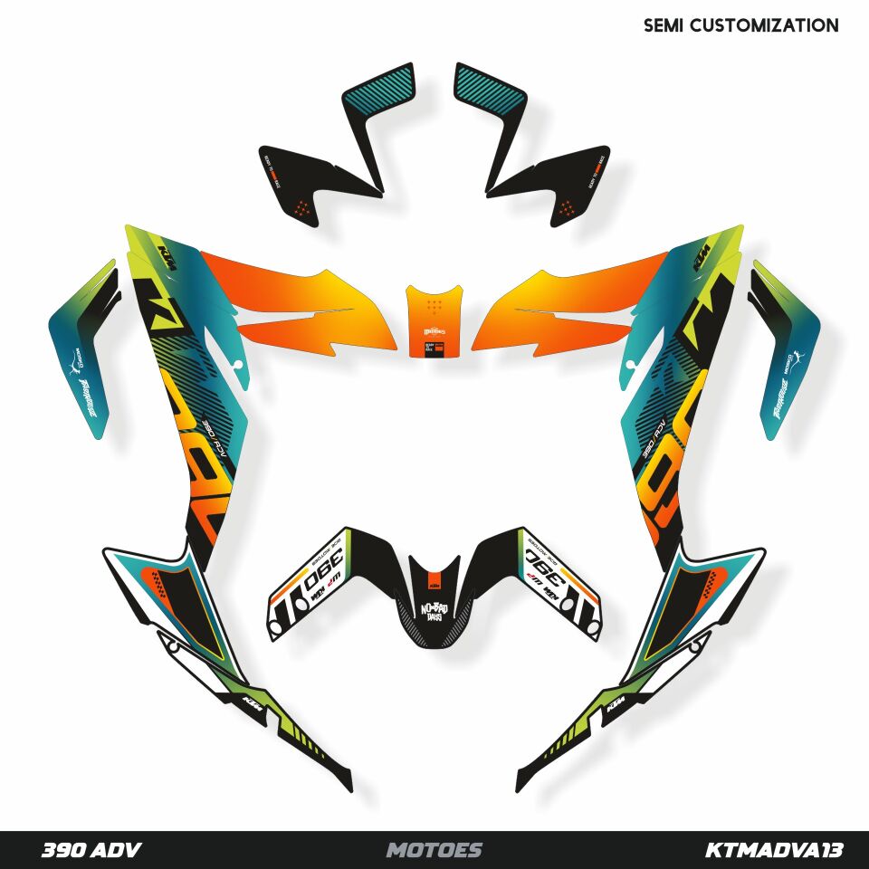KTM ADV Modelleri için Grafik Kiti