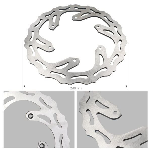 Yamaha YZ125/250 01-16 YZ450F 03-15 WR450F 02-15 Suzuki DRZ400S/R 00-09 İçin Ön Fren Diski
