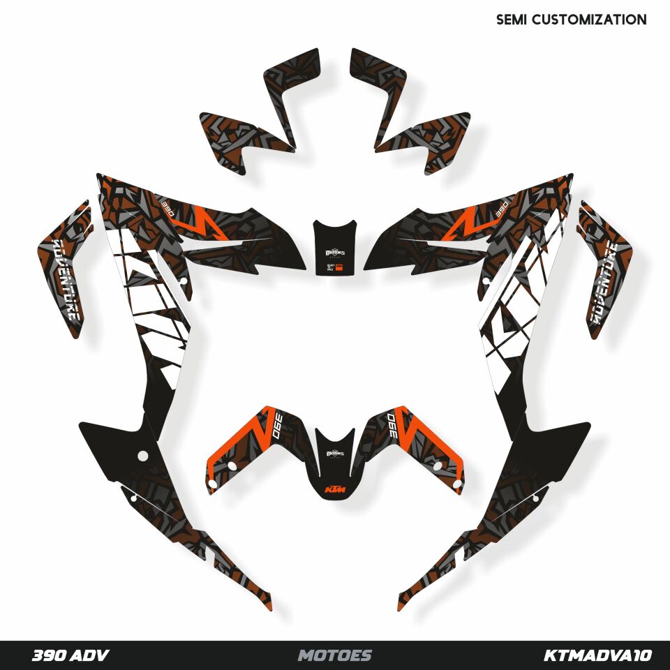 KTM ADV Modelleri için Grafik Kiti