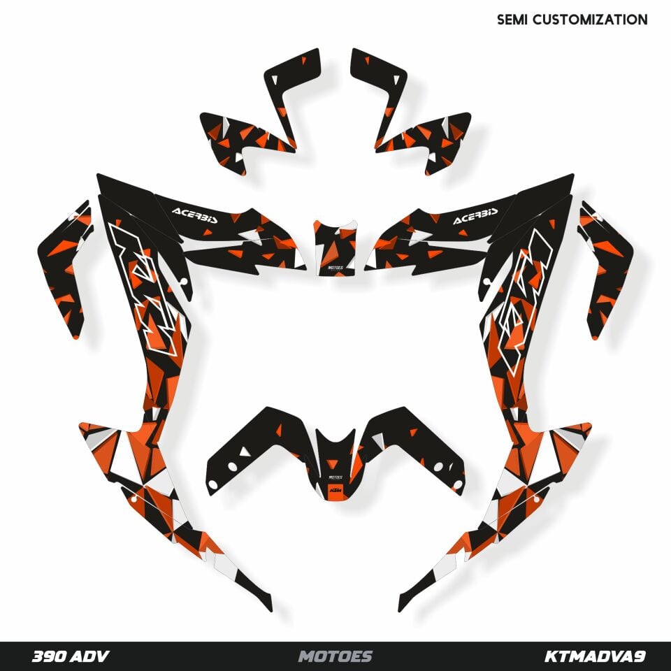 KTM ADV Modelleri için Grafik Kiti
