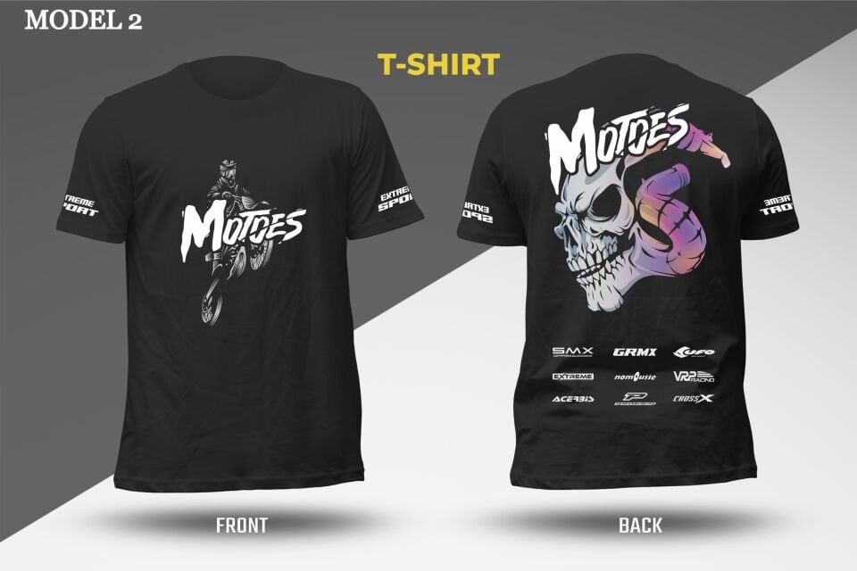MOTOES T-SHIRT Large - MODEL3