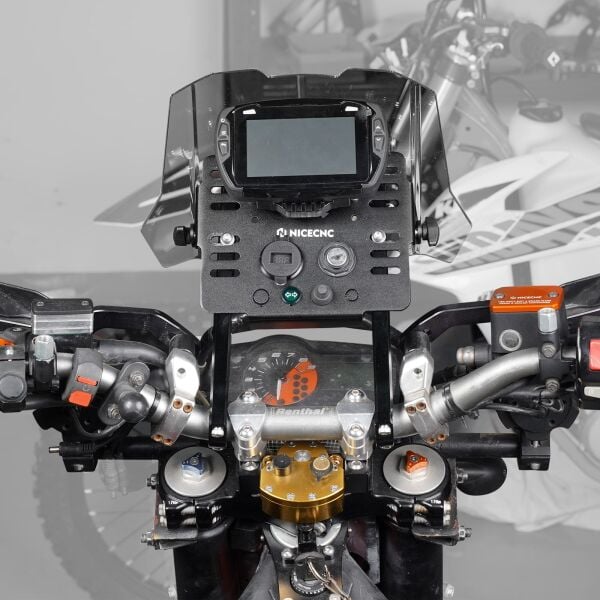 Evrensel GPS Montaj Braketi ve Mini Grenaj Kiti - KTM, Husqvarna, Honda, Beta, GasGas, Yamaha, Kawasaki