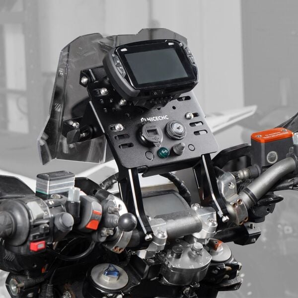 Evrensel GPS Montaj Braketi ve Mini Grenaj Kiti - KTM, Husqvarna, Honda, Beta, GasGas, Yamaha, Kawasaki