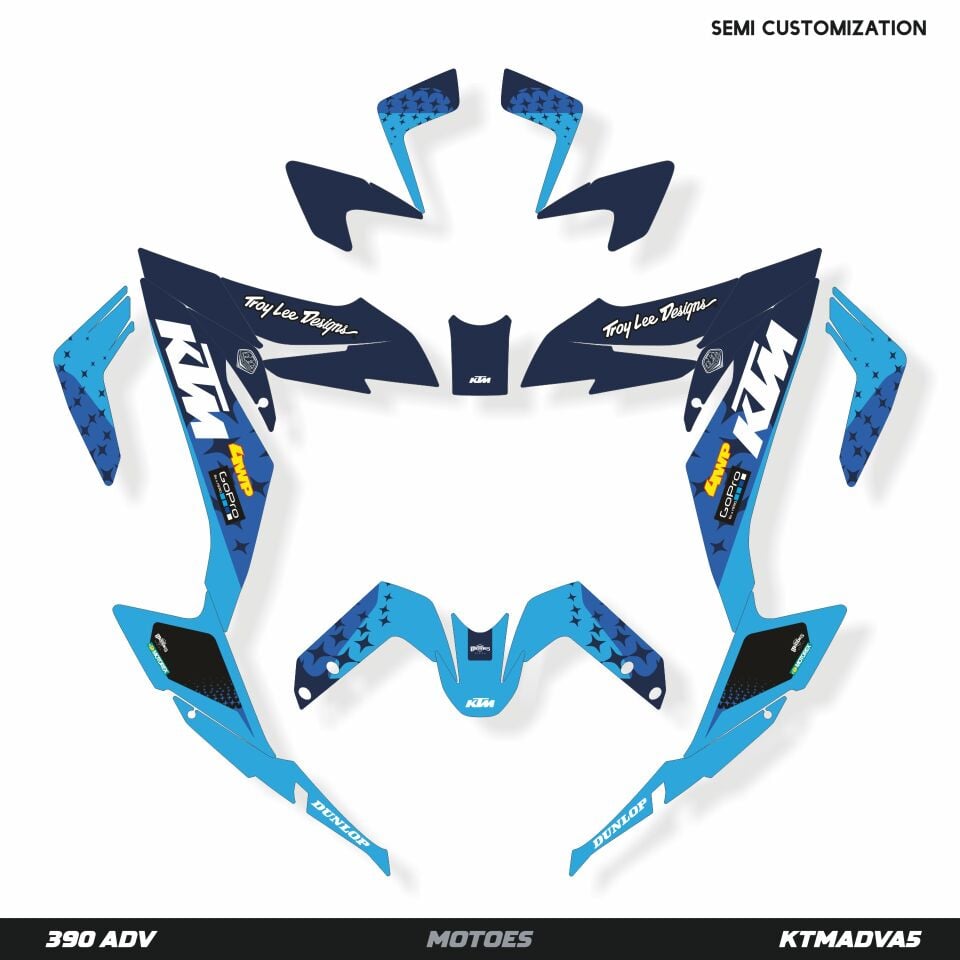 KTM ADV Modelleri için Grafik Kiti