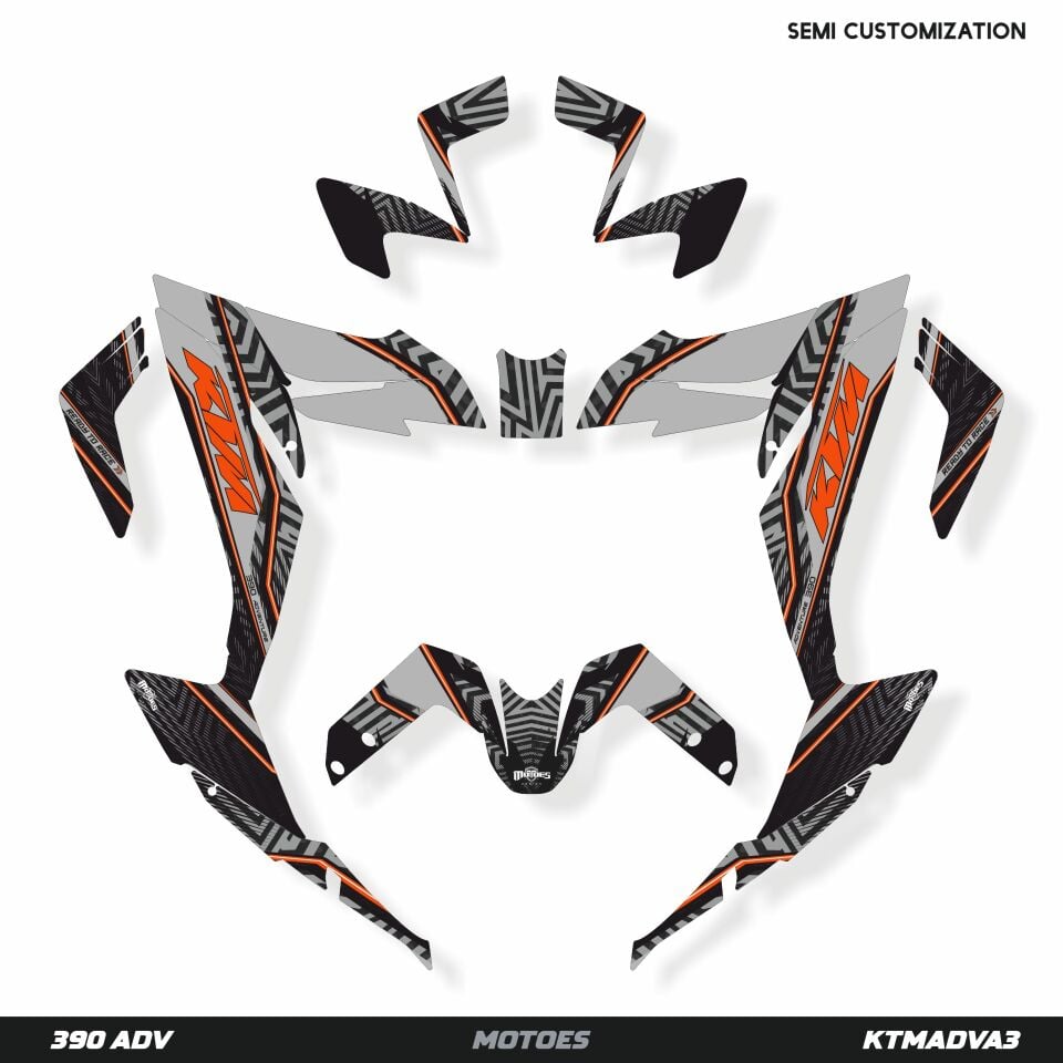 KTM ADV Modelleri için Grafik Kiti