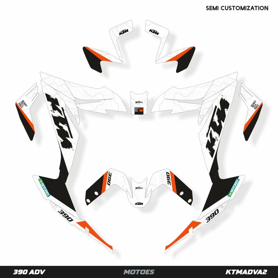 KTM ADV Modelleri için Grafik Kiti