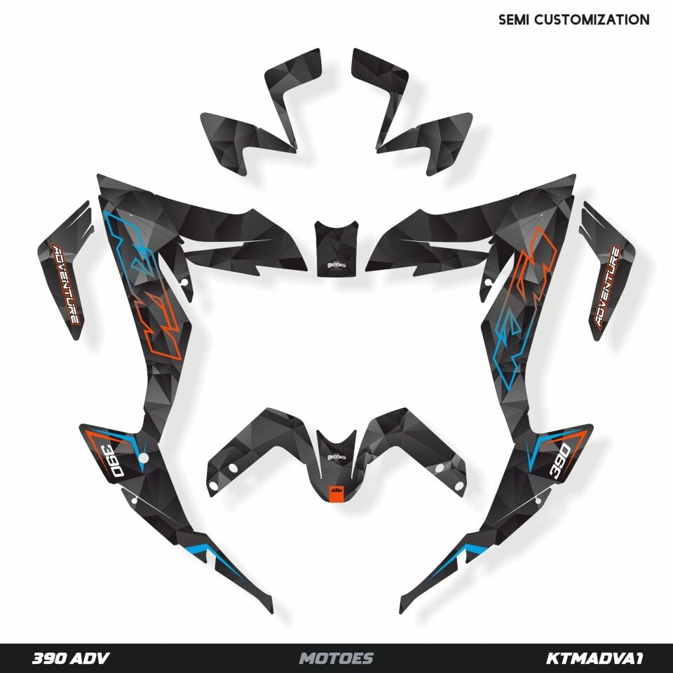 KTM ADV Modelleri için Grafik Kiti