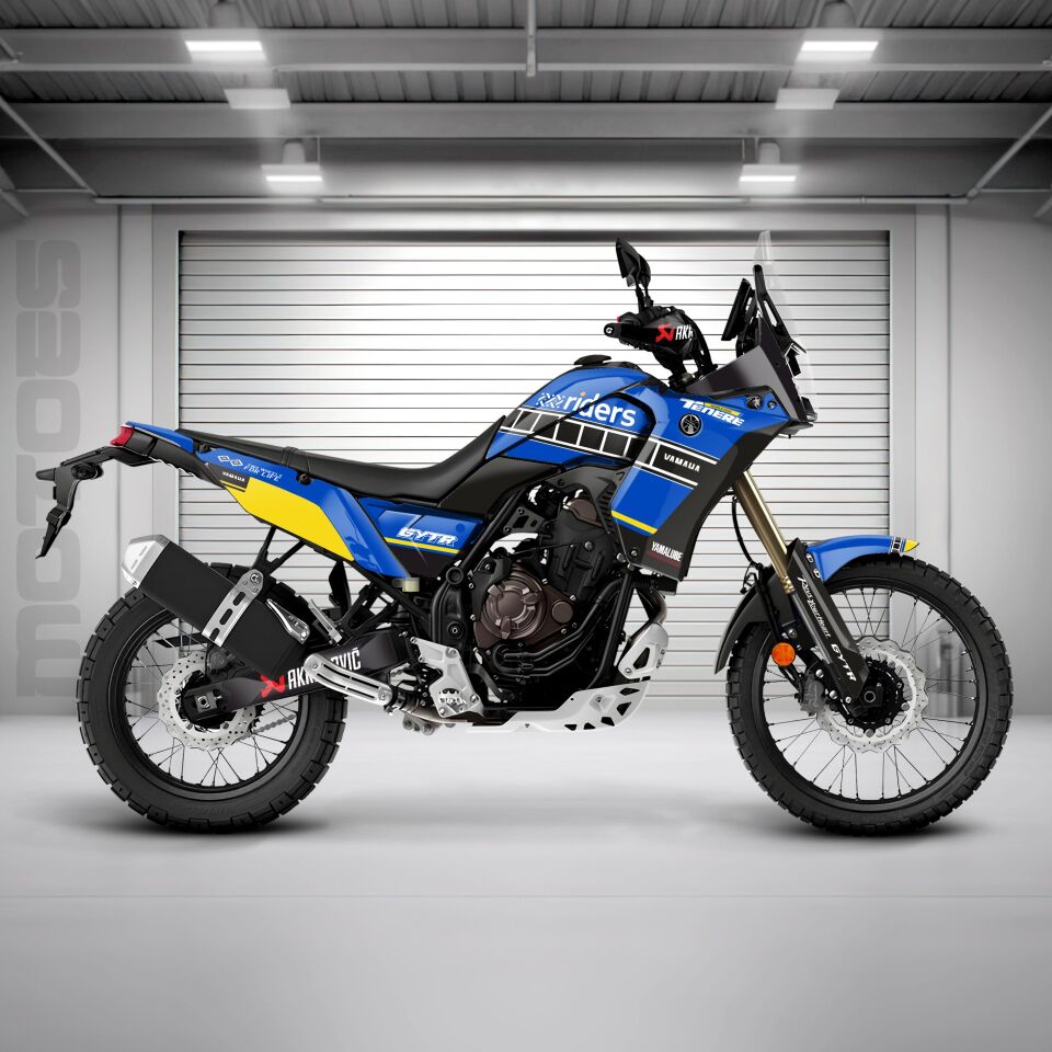 YAMAHA TENERE 700 İÇİN GRAFİK SETİ Tenere 700 Rally - 2025 - Standart Matte