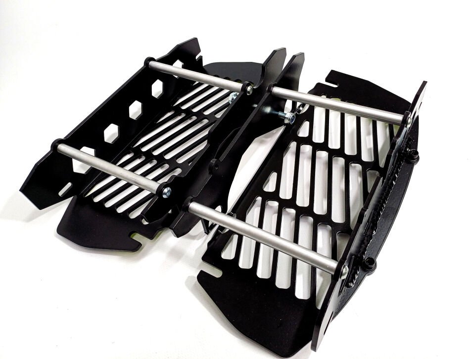 Motorcycle Radiator Guard Set for Husqvarna 2T/4T 2017-2019 Models Black