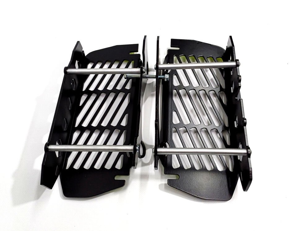 Motorcycle Radiator Guard Set for Husqvarna 2T/4T 2017-2019 Models Black