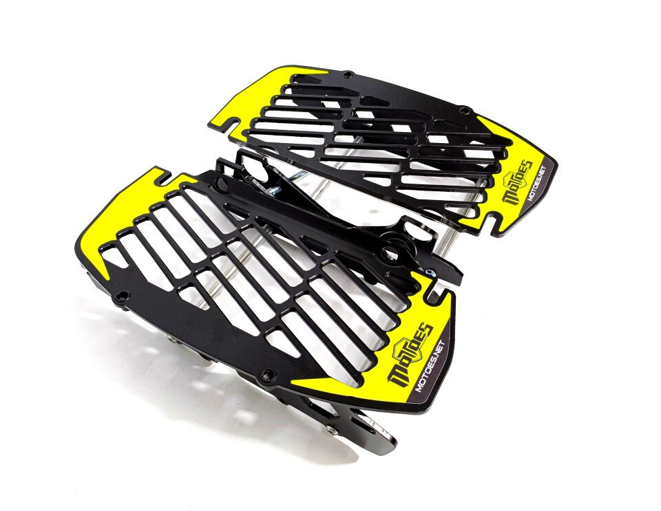 Motorcycle Radiator Guard Set for Husqvarna 2T/4T 2017-2019 Models Black