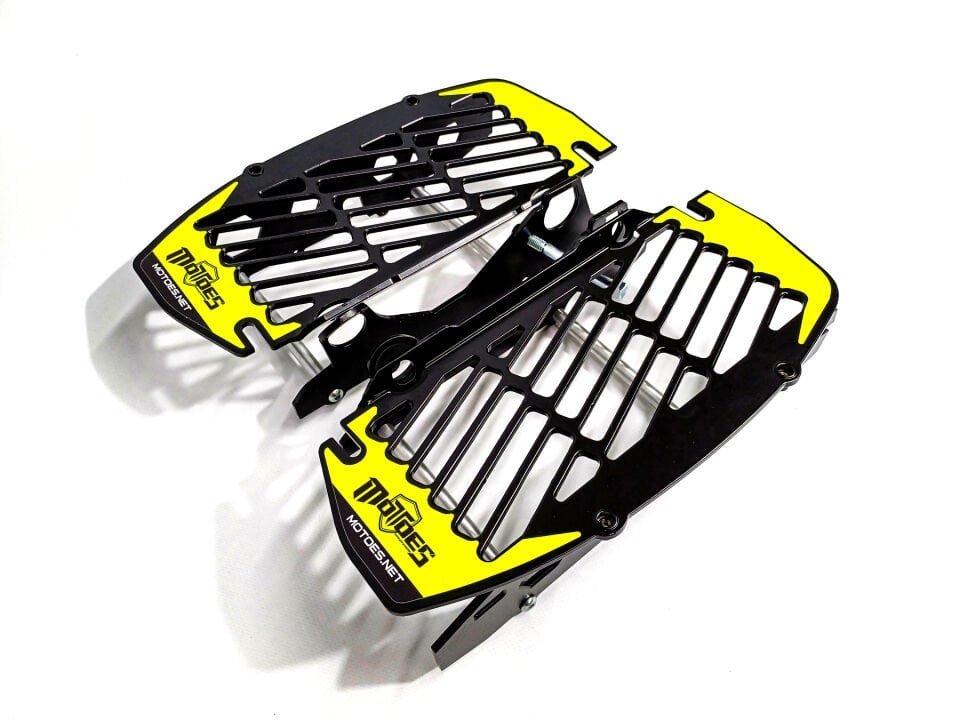 Motorcycle Radiator Guard Set for Husqvarna 2T/4T 2017-2019 Models Black