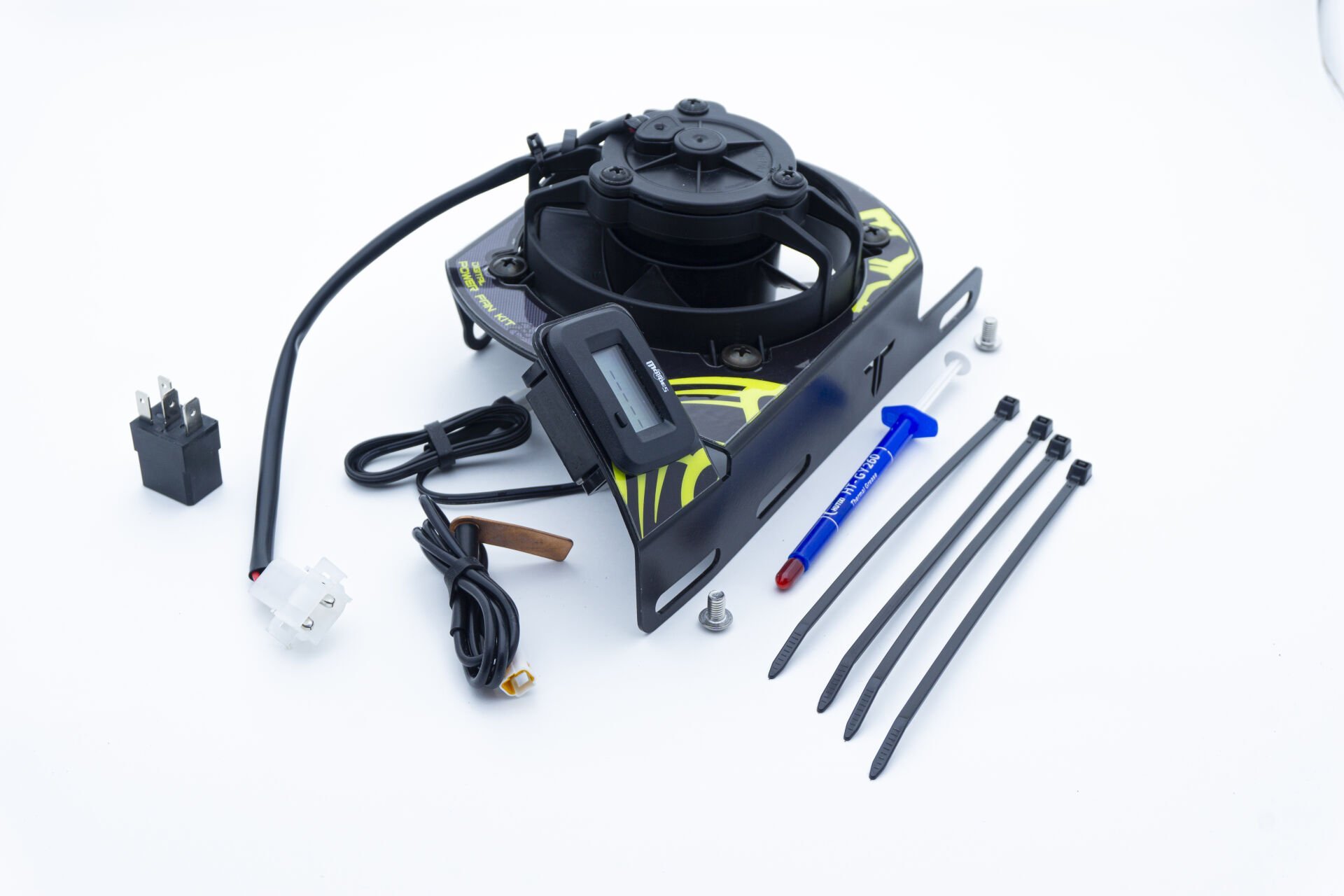 Dijital Radyatör Spal Fan Kiti /  Röle Dahil /  Ktm Husqvarna Gasgas 2020-26