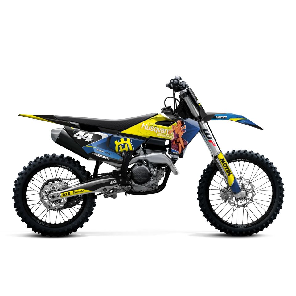 Husqvarna Modelleri için Grafik Kiti - Abstract Legacy TC-FC 2023-2024 - Standart Parlaklık