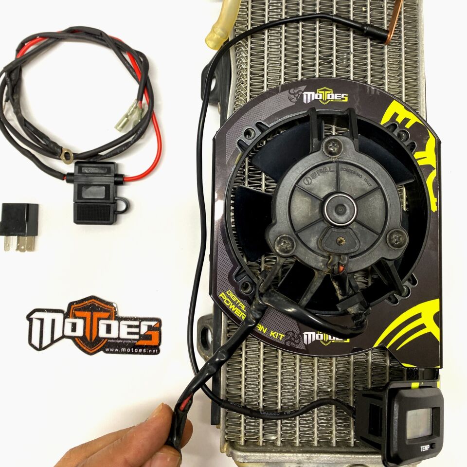Motoes Dijital Radyatör Kiti, Ktm Husq Gasgas 2020-23'e Uygun Spal Fan İçin