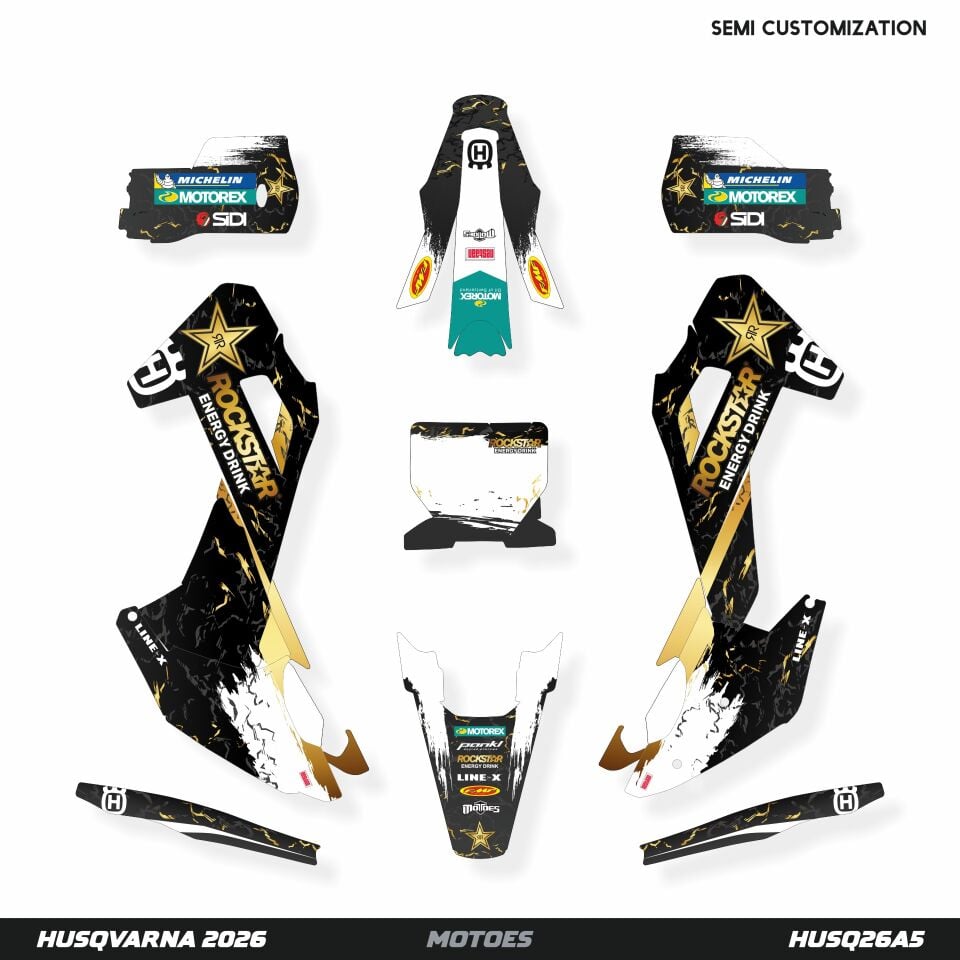 Husqvarna Modelleri için Grafik Kiti TC85 2025 - Standart Gloss