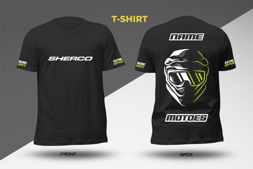 MOTOES T-SHIRT SHERCO Medium - DAKAR