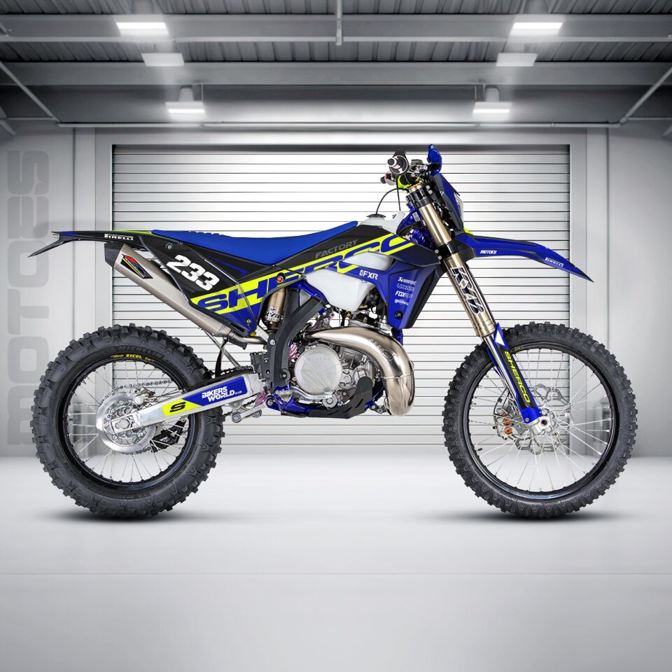 Sherco Modelleri için Grafik Kiti SE-SEF 2017-2021 - Standart Gloss