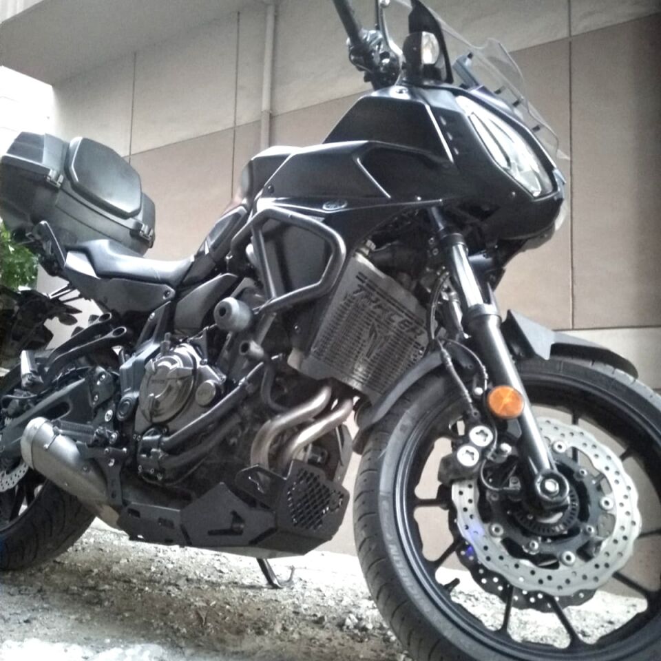 Yamaha MT-07 Tracer Ezgoz ve Karter Koruma 2016-19 (Siyah)