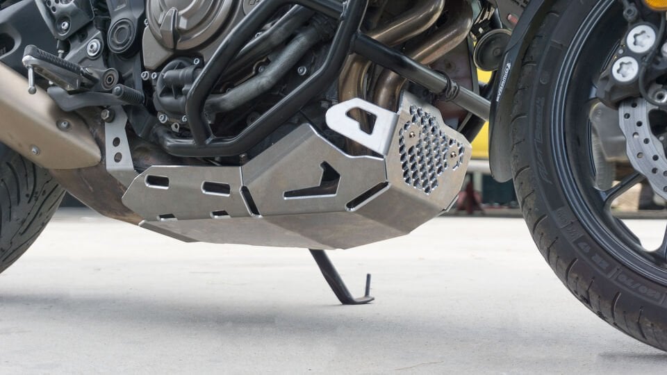 Yamaha MT-07 Tracer Ezgoz ve Karter Koruma 2016-19 (Siyah)