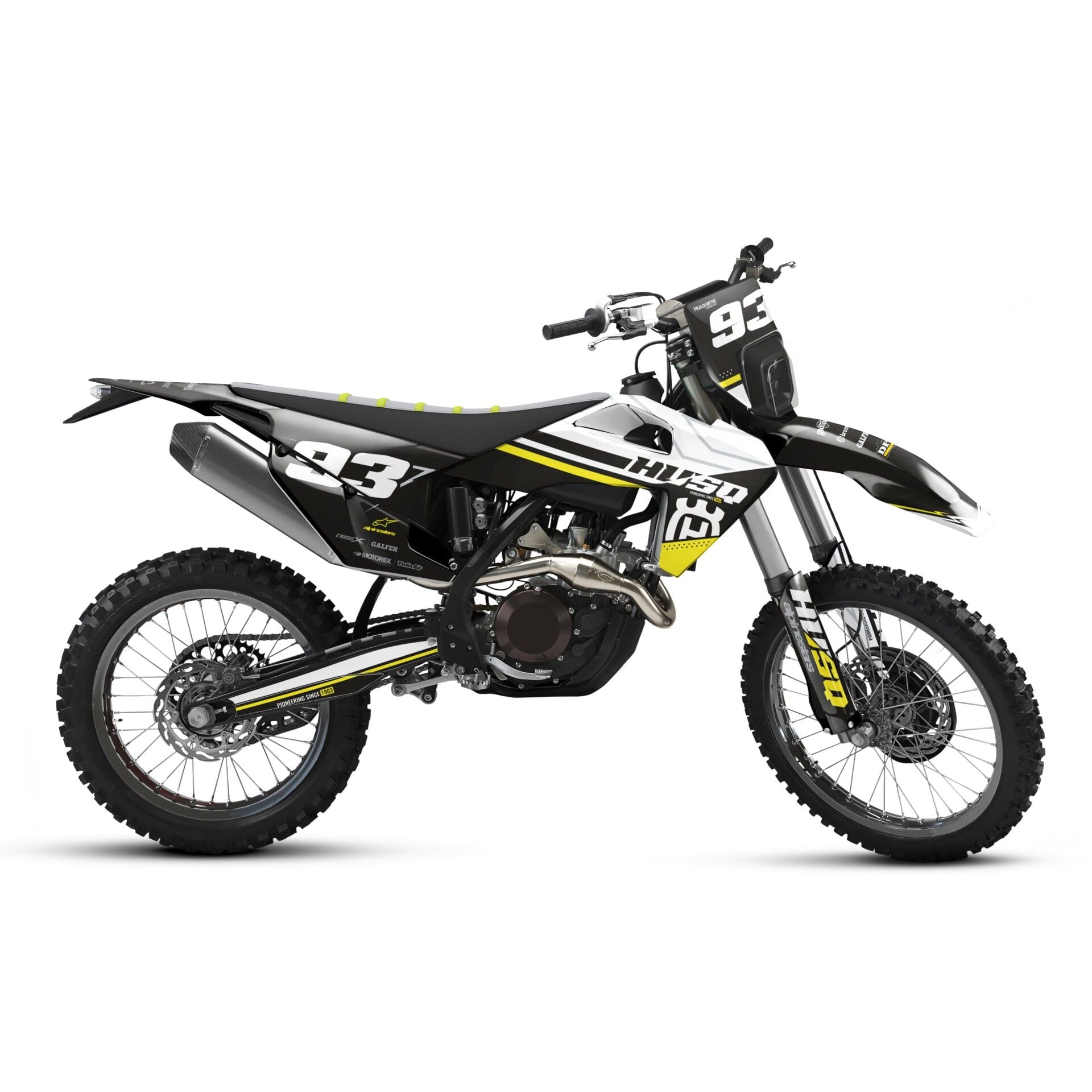 Husqvarna Modelleri için Grafik Kiti TC-FC 2023-2024 - Standart Mat