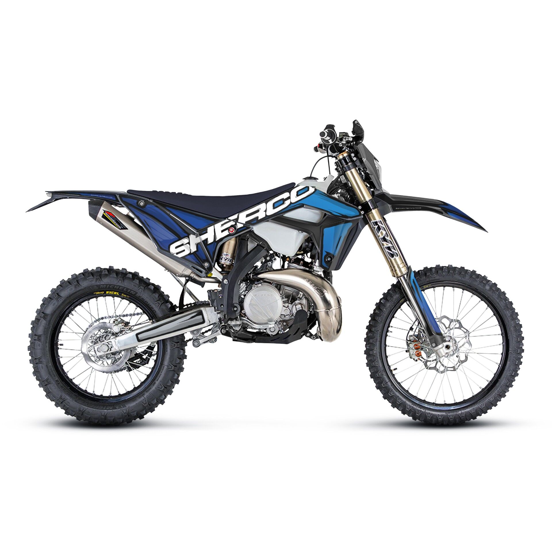 Sherco Modelleri İçin Grafik Kiti - Soft Horizon SE-SEF 2017-2021 - Standart Gloss