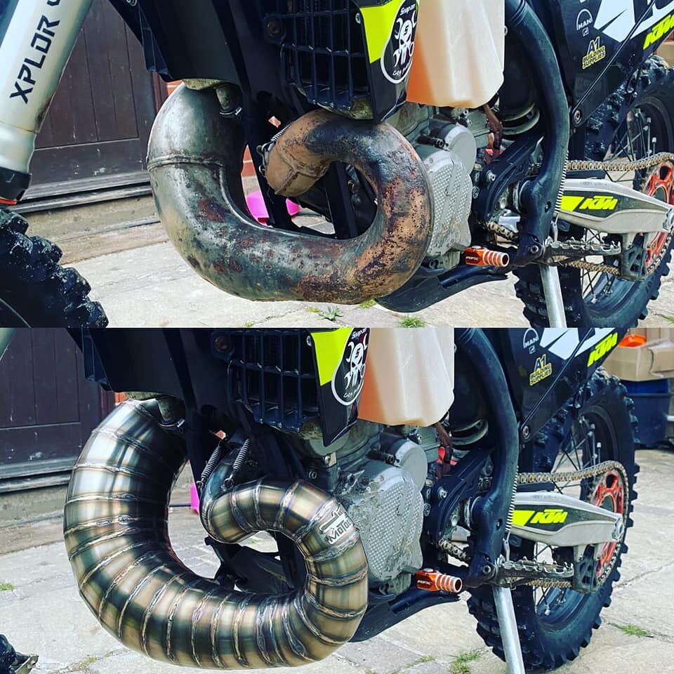 Motoes Salyangoz Tork Egzoz KTM-Husqvarna 250-300 Exc/XC-W/TE 2T- 2011-2016 Modelleri İçin