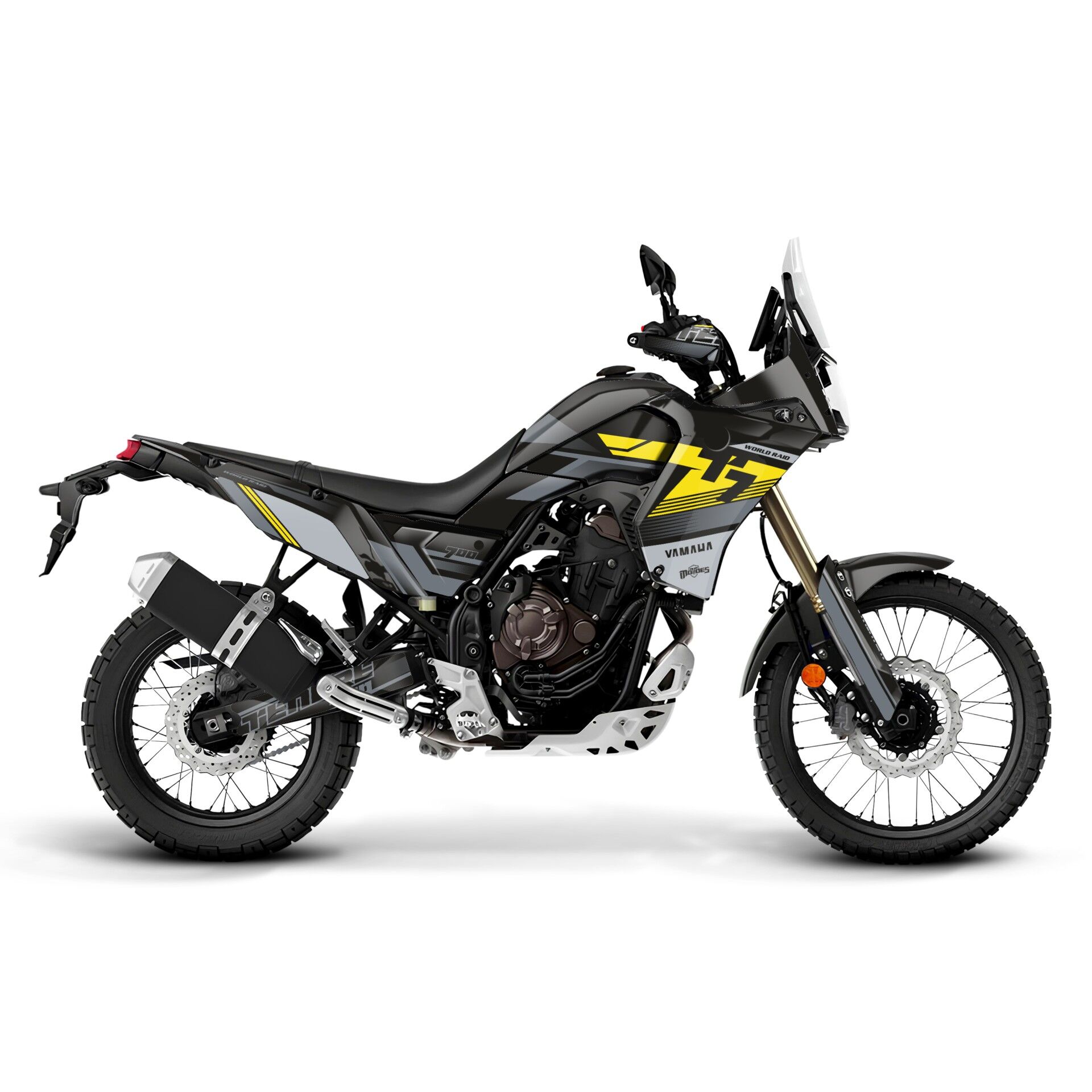 YAMAHA TENERE 700 İÇİN GRAFİK SETİ Tenere 700 World Raid - 2020 - Standart Matte