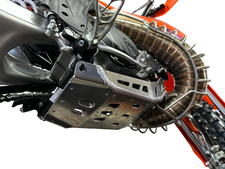 KTM HUSKY GASGAS 250/300 2T 2023-2025 TBI Karter Koruma Link Koruma Dahil değil - Gümüş(Doğal)