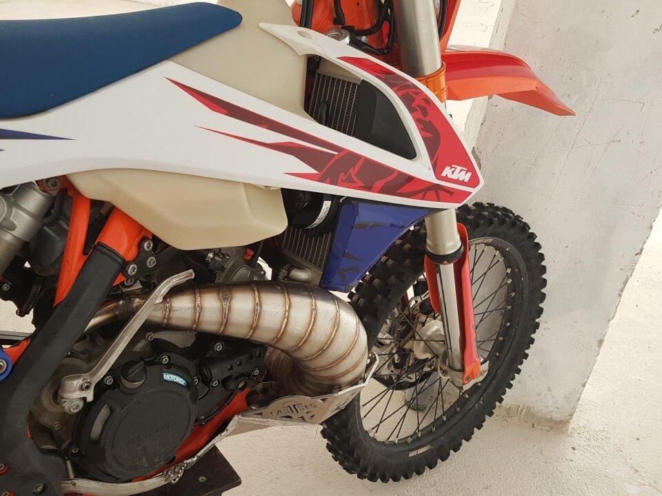 Motoes Salyangoz Tork Egzoz KTM-Husqvarna 250-300 TE-TX-TPI 2017-2019 Modelleri için