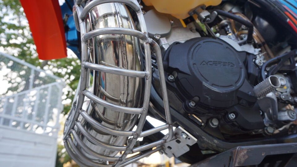 Husqvarna TE-TPI-2017-2019 İçin Tel Ağızlık Borusu Koruyucusu