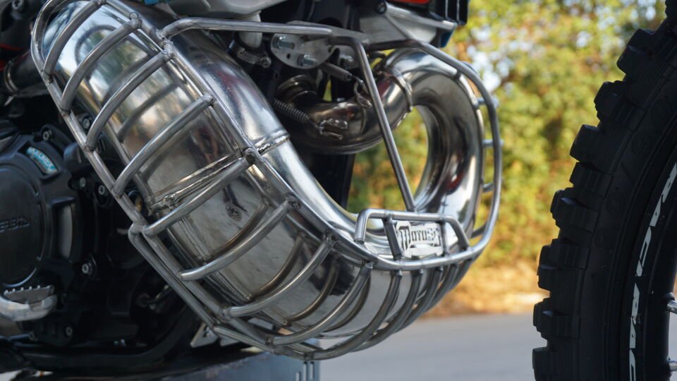 Husqvarna TE-TPI-2017-2019 İçin Tel Ağızlık Borusu Koruyucusu