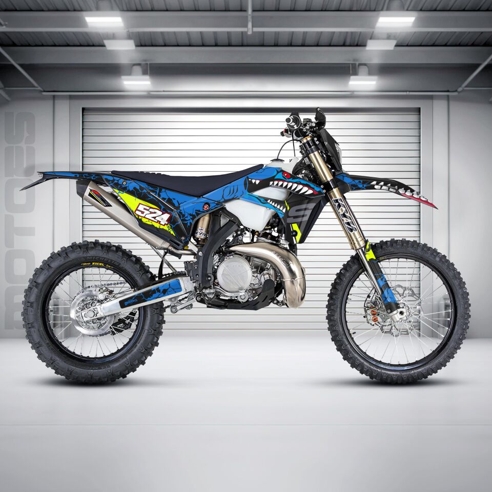 Sherco Modelleri İçin Grafik Kiti - Abyss Shark SE-SEF 2024 - Standart Gloss