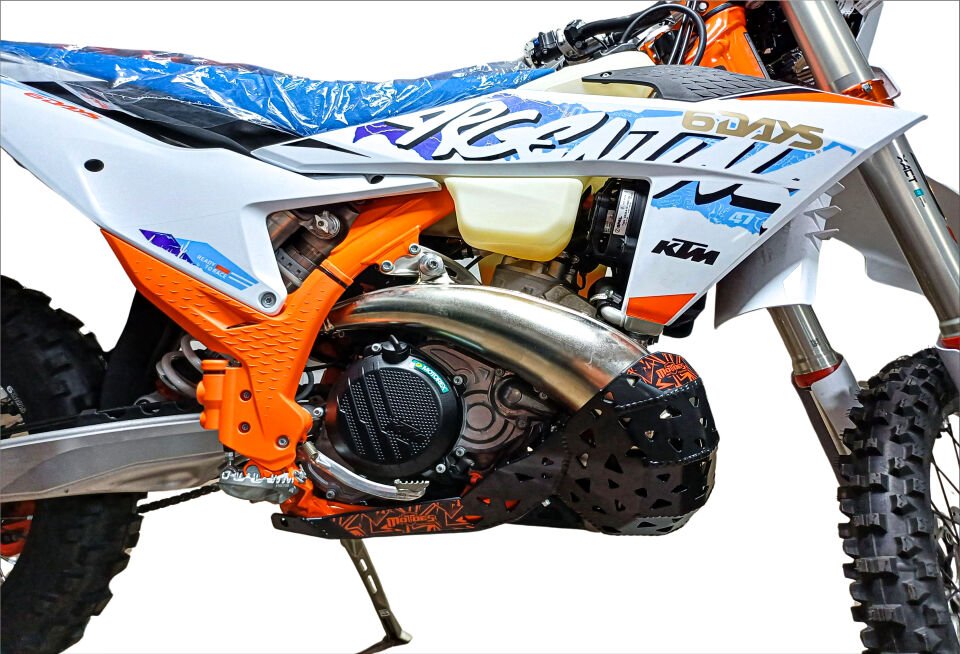 KTM HUSKY GASGAS 2023-2026 TBI 250/300 Karter ve Salyangoz Koruma Siyah