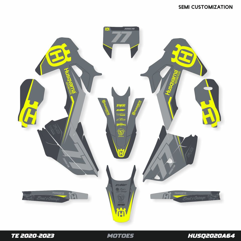 Husqvarna Modelleri için Grafik Kiti 901 Norden - Standart Mat