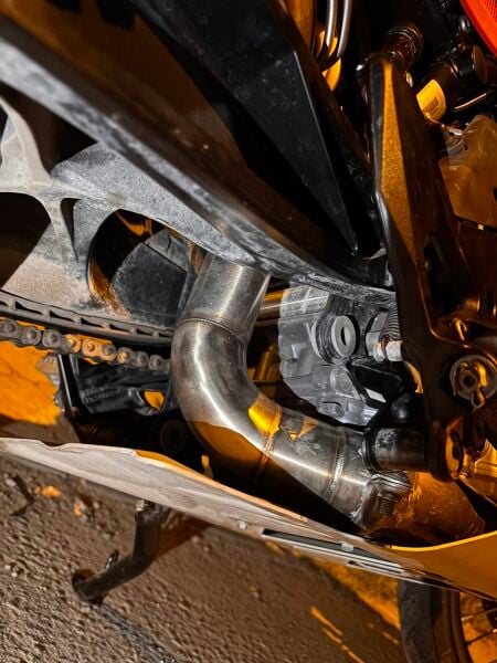 KTM 790/890 Duke & ADV - Norden 901 Paslanmaz Katalizörü İptal Borusu