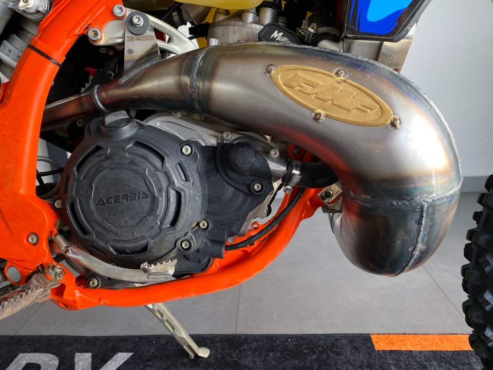 FMF FATTY için Egzoz Koruması - KTM/Husky/GasGas 250/300 TBI 2T Uyumlu Link Guard Including - #cccac9:SILVER (natural)