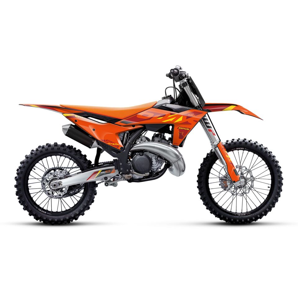 KTM Modelleri için Grafik Kiti - Mediterranean Blaze EXC/EXC-F/XCW/XCW-F 2024-2025 - Standart Parlaklık