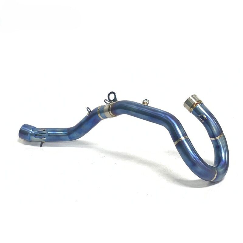 KTM / Husqvarna / GASGAS 4T (2024+) Titanyum Mavi Egzoz Ön Borusu (50.5mm)