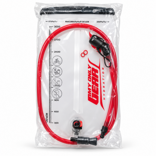 8 L Enduro Sırt Çantası + 3 L Su Torbası Seti – Sİyah