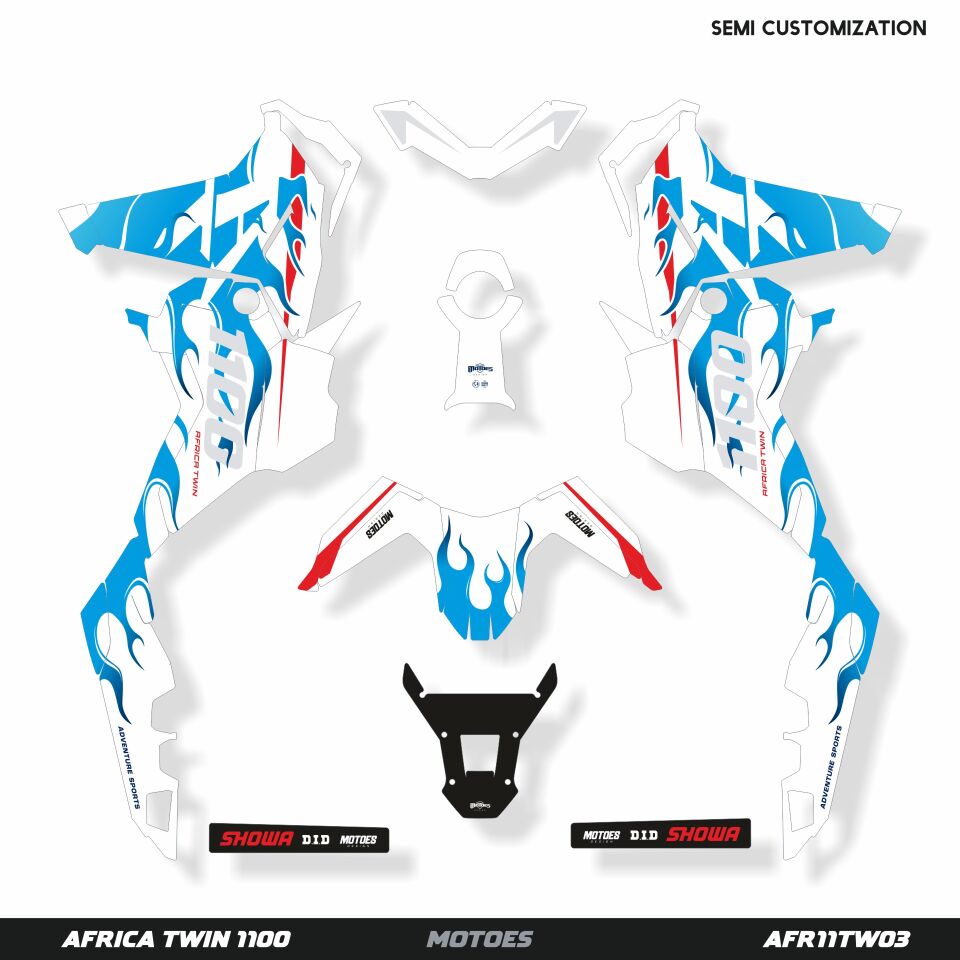 Honda Africa Twin Grafik Kiti Africa Twin 2016-2019 - Standart Gloss