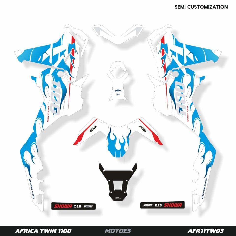 Honda Africa Twin Grafik Kiti Africa Twin 2020-2023 - Standart Matte