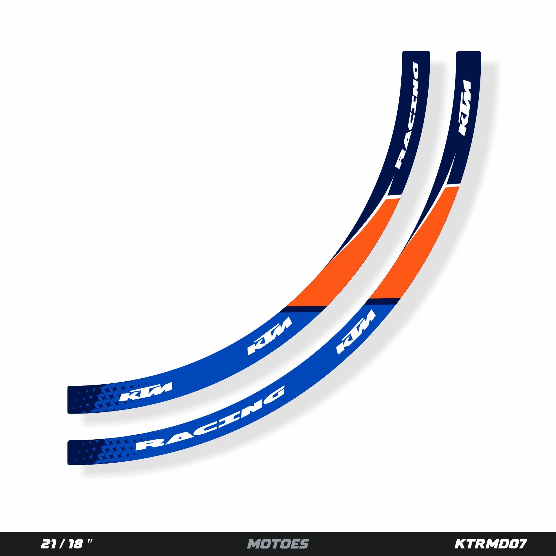 MOTOES JANT ÇIKARTMA SETİ - KTM İÇİN Matte