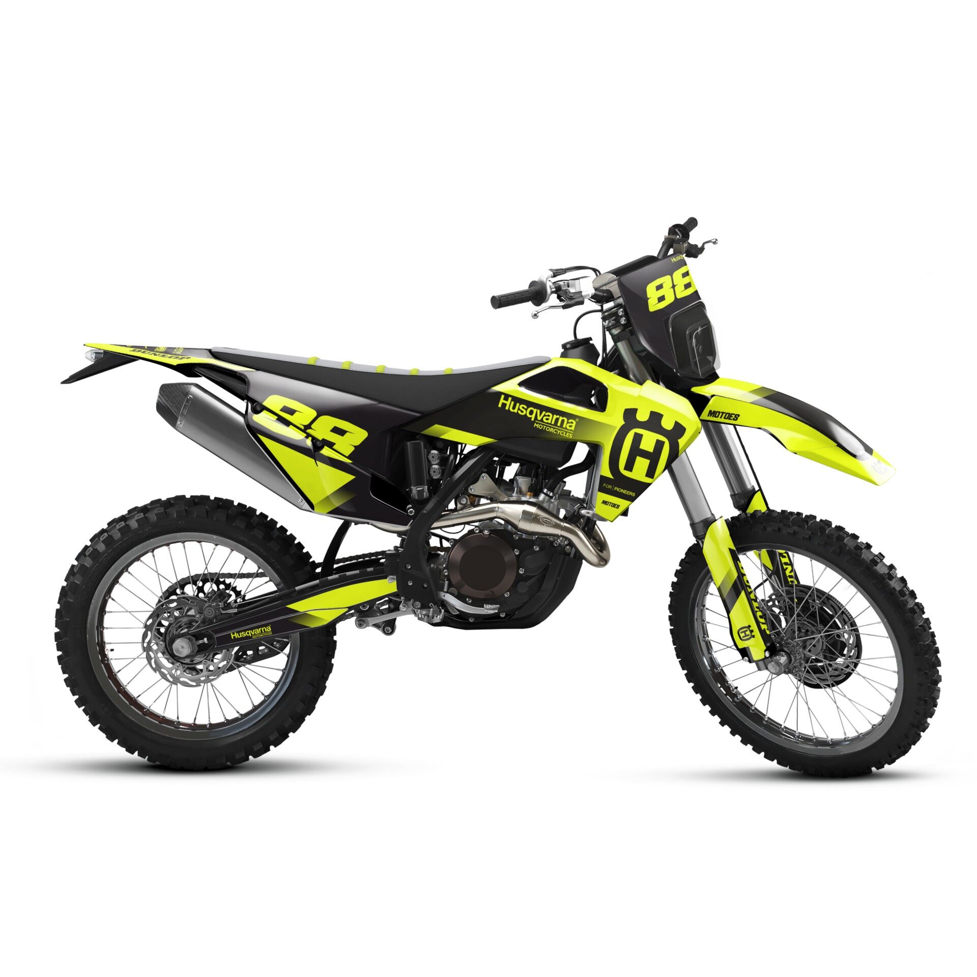 Husqvarna Modelleri için Grafik Kiti TE-FE 2017-2019 - Standart Mat
