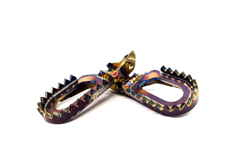 Motoes Paslanmaz Çelik Özel Ofset Pozisyonlu Ayaklık KTM 2017-2023 Modelleri İçin