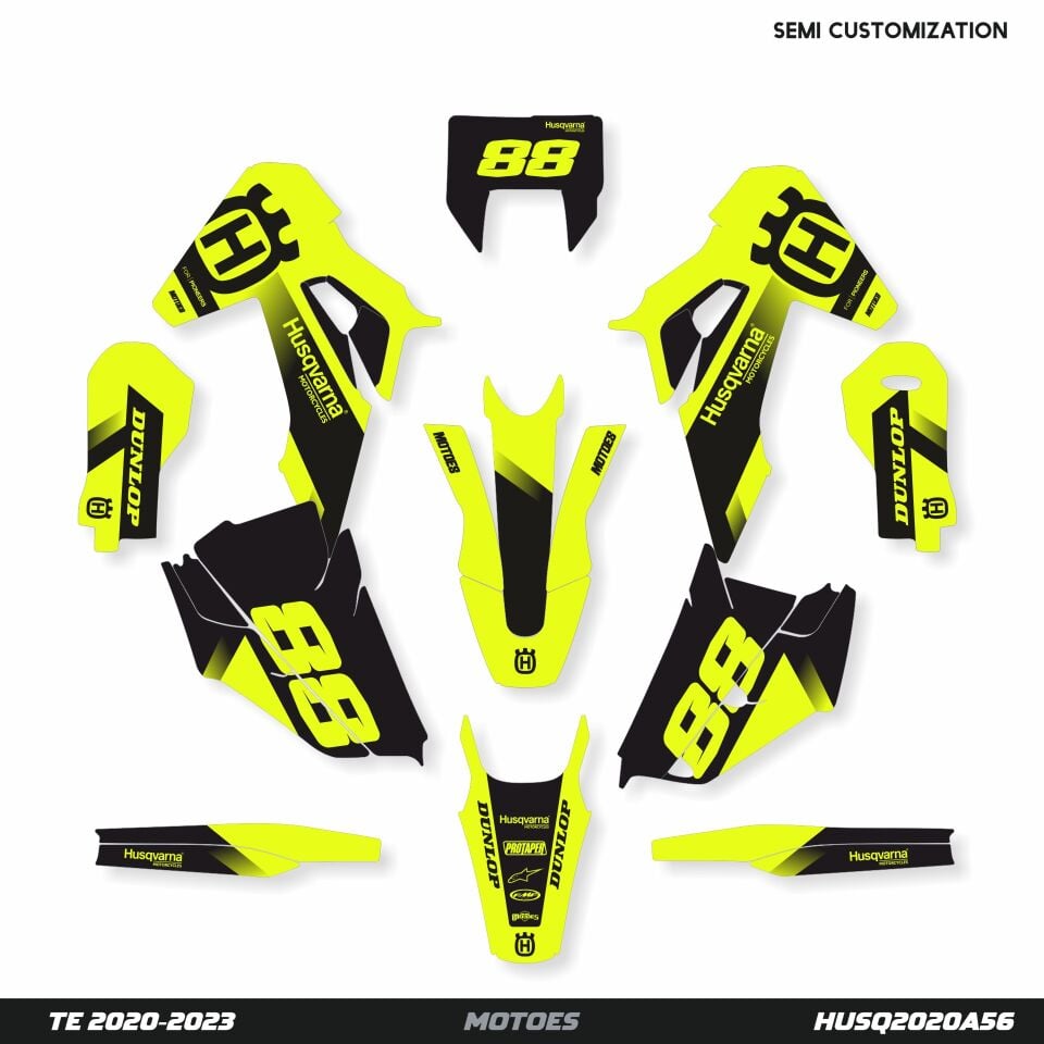 Husqvarna Modelleri için Grafik Kiti TC50 2024-2025 - Standart Mat