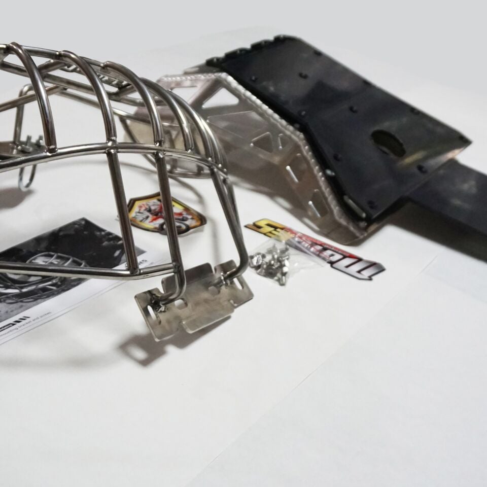 CRASH PLATE WITH PIPE PROTECTOR FOR MOTOES GASGAS 2020-2023 EC-250/300 2T