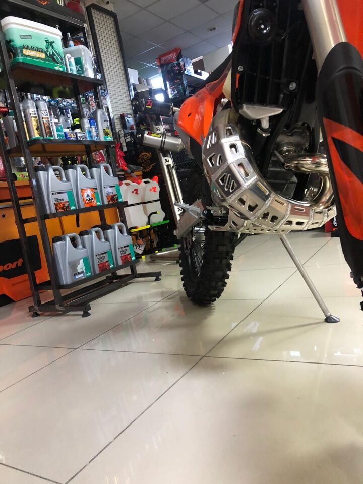 Husqvarna TE 150 2020-2023 için Boru Korumalı MOTOES Darbe Plakası