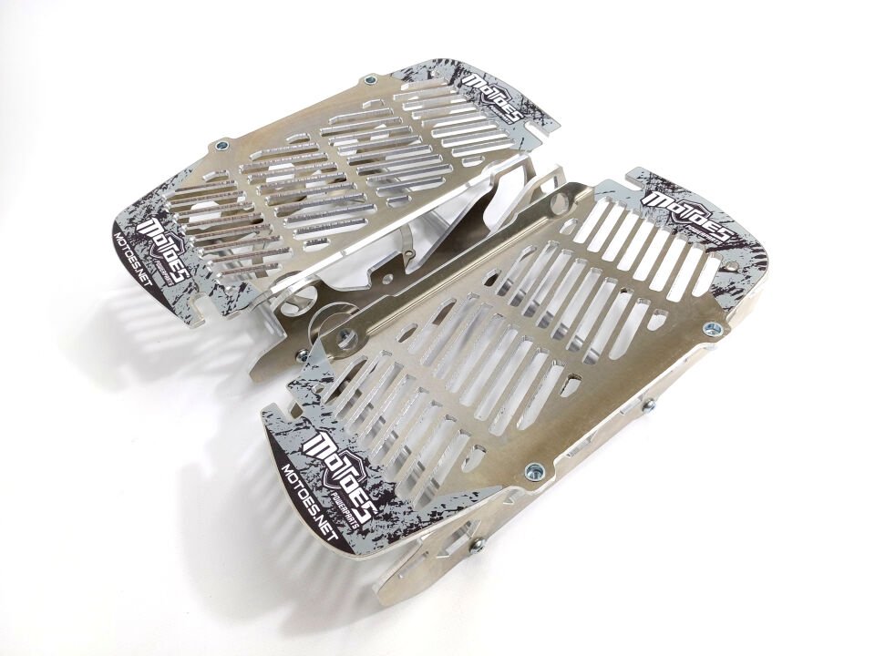 Radyatör Koruma KTM, Husqvarna, Gasgas 2T/4T 2020-2026 Modeller SILVER (natural) - Fan Dahil Değil